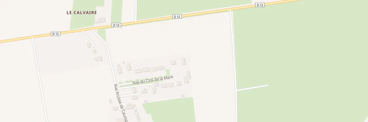 Plan du 5074 Le Clos de la Mare au Manoir