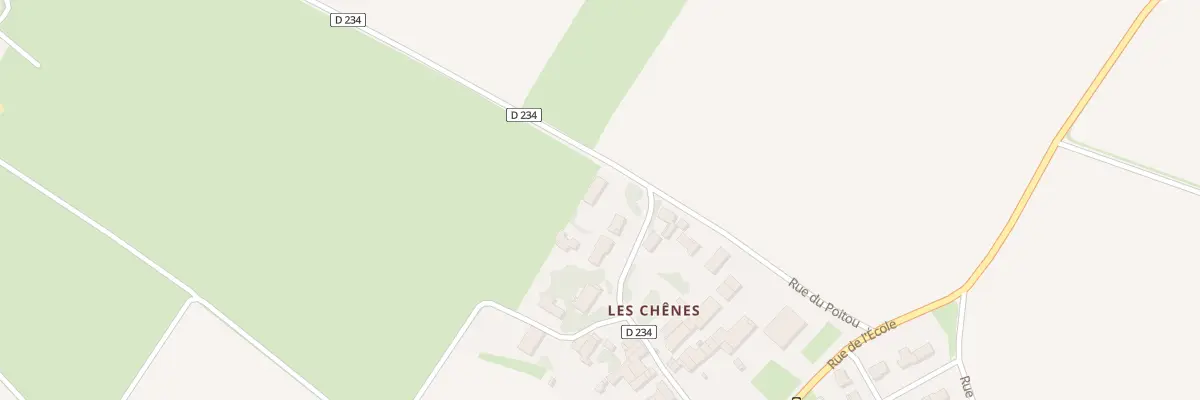 Plan du 27 Rue des Chenes à Berneuil