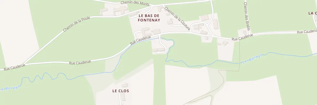 Plan du 21 Rue Caude Rue à Fontenay-le-Pesnel
