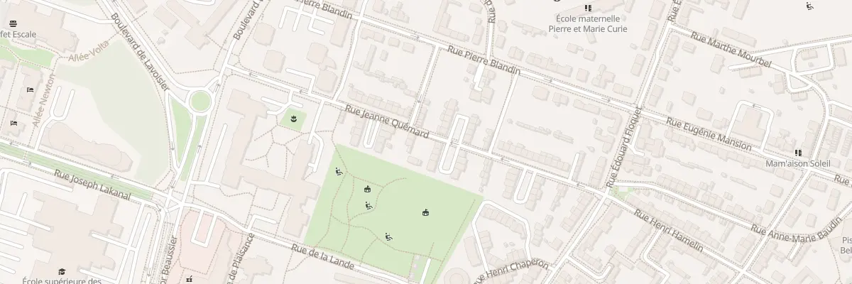 Plan du 35 Rue Jeanne Quémard à Angers