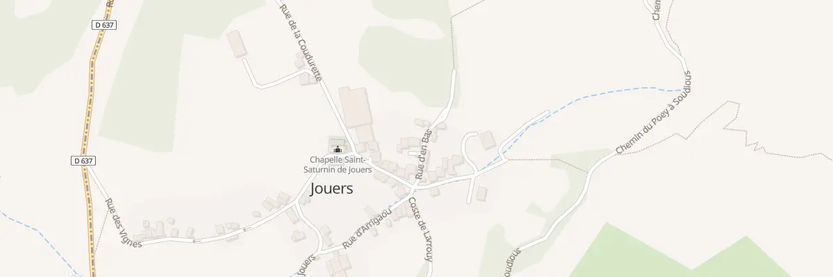 Plan du 3 Che de Berguerie à Accous
