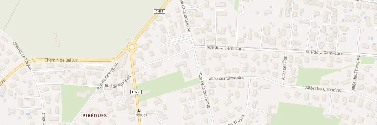 Plan du 43 Rue de la Bouhume à Léognan