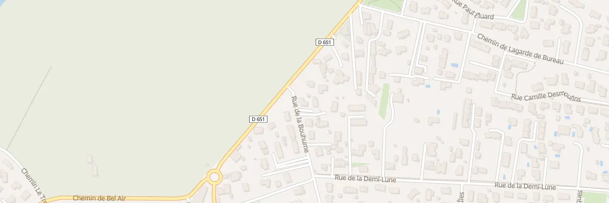 Plan du 54T Rue de la Bouhume à Léognan