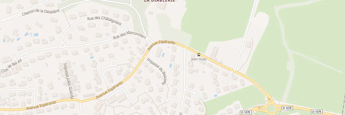 Plan du 4 Rue Jean Huez à Montreuil-Juigné