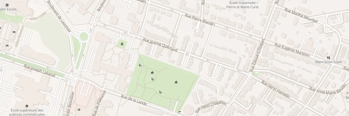 Plan du 31 Rue Jeanne Quémard à Angers