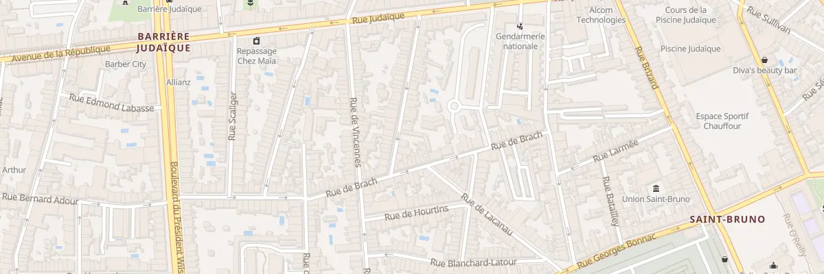 Plan du 46 Rue Desbiey à Bordeaux