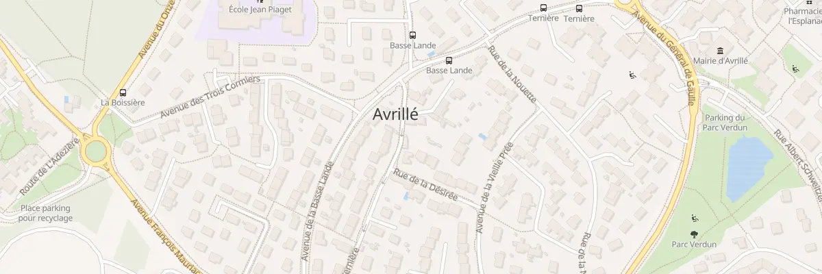 Plan du 34 Rue de la Ternière à Avrillé