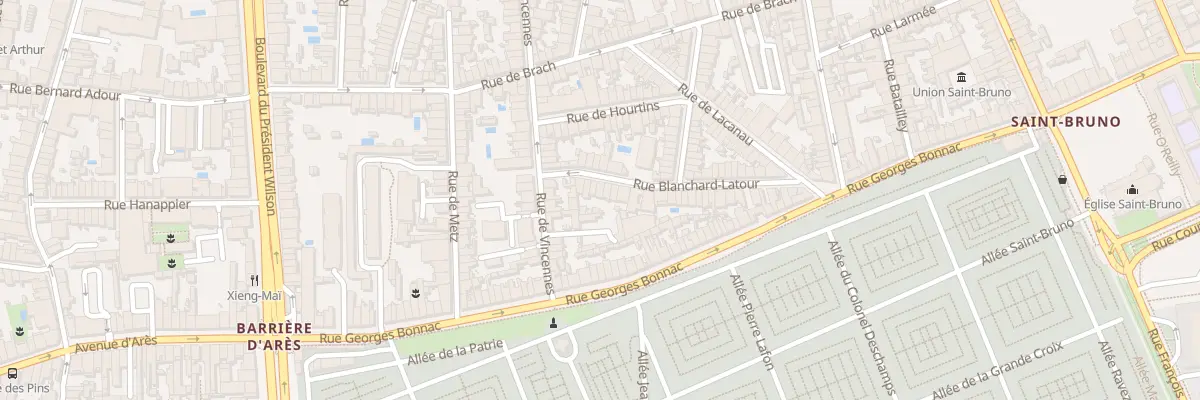 Plan du 49 Rue Blanchard Latour à Bordeaux