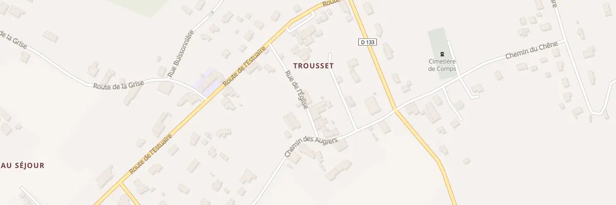 Plan du 9 Rue de l’Eglise à Comps