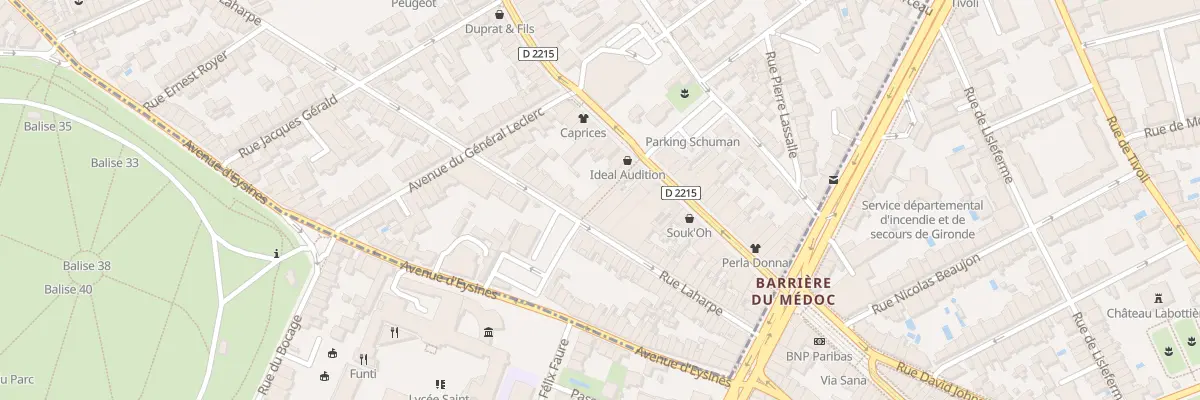 Plan du 39 Rue Laharpe au Bouscat