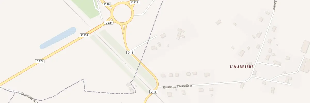 Plan du 333 Laubriere à La Bazoque