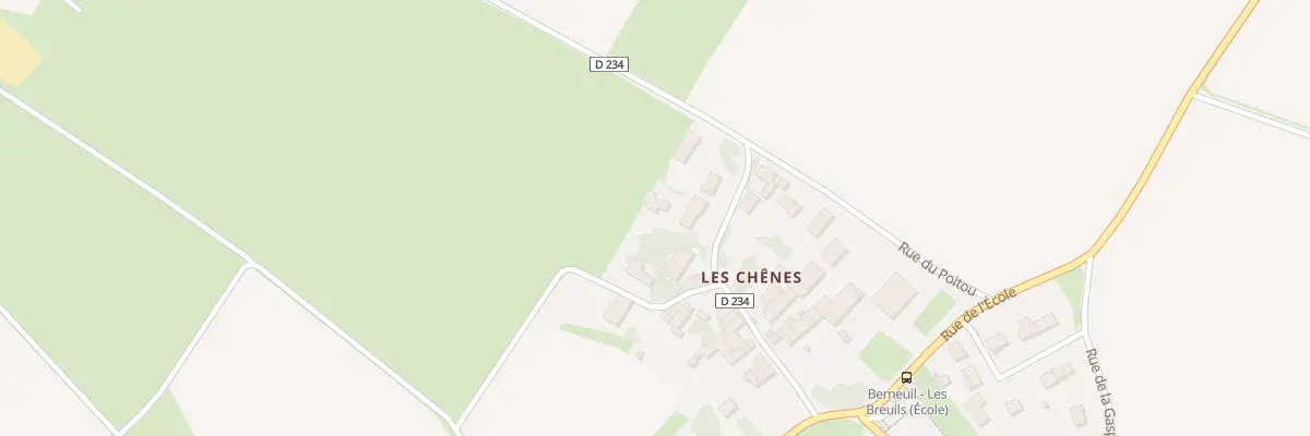 Plan du 12 Imp de la Mare à Berneuil