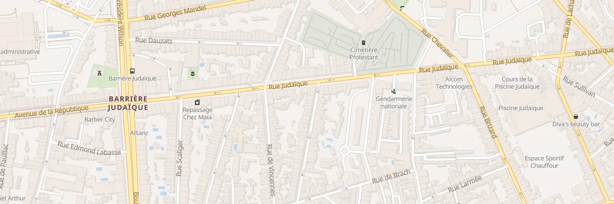 Plan du 7 Rue Desbiey à Bordeaux