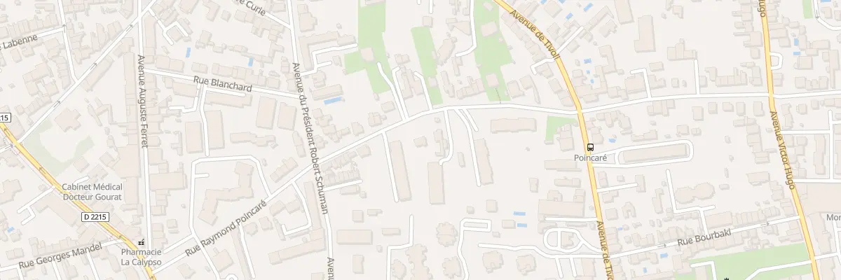 Plan du 71 Rue Raymond Poincaré au Bouscat