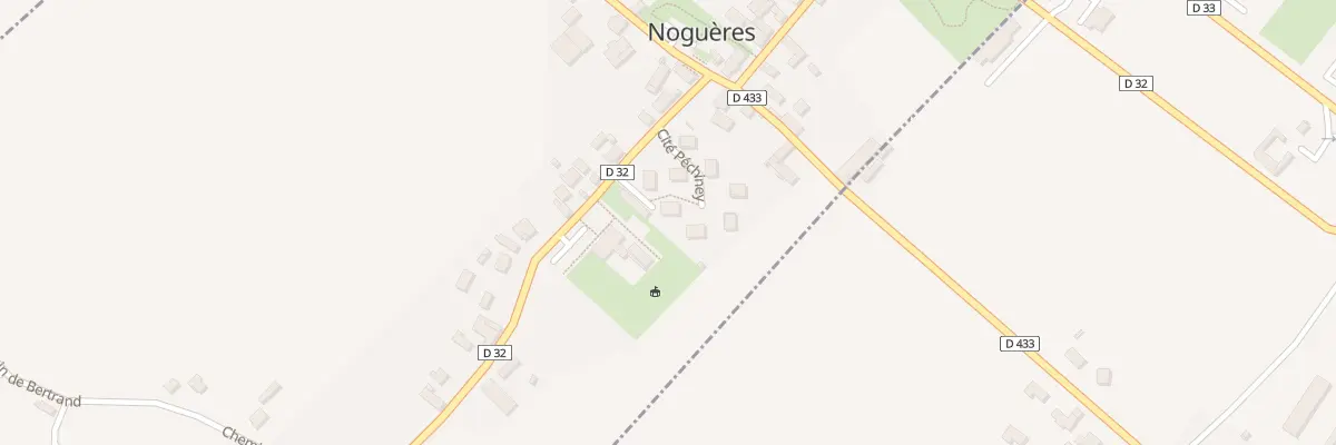 Plan du 7 Cité Péchiney à Noguères