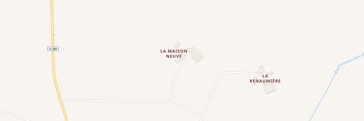 Plan du 1 La Maison Neuve de Gennes à Gennes-Longuefuye