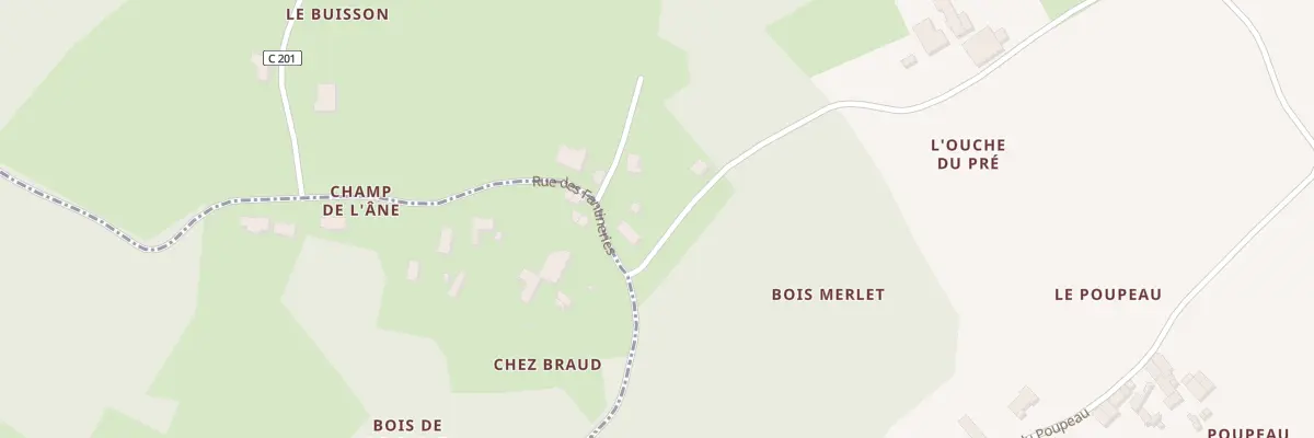 Plan du 5134 Chez Braud à Bignay
