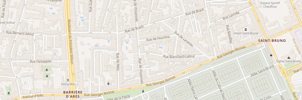 Plan du 44 Rue Blanchard Latour à Bordeaux