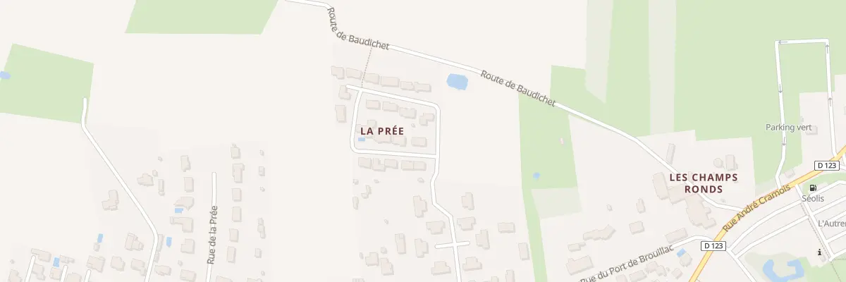 Plan du 2 Rue des Frenes à Coulon
