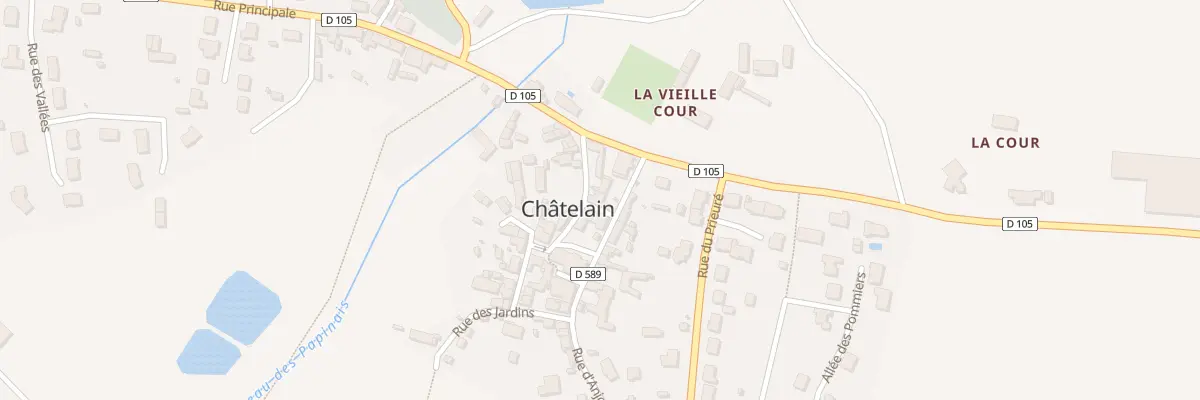 Plan du 5 Rue de l’église à Châtelain