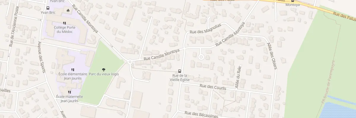 Plan du 20 Rue Camille Montoya à Parempuyre