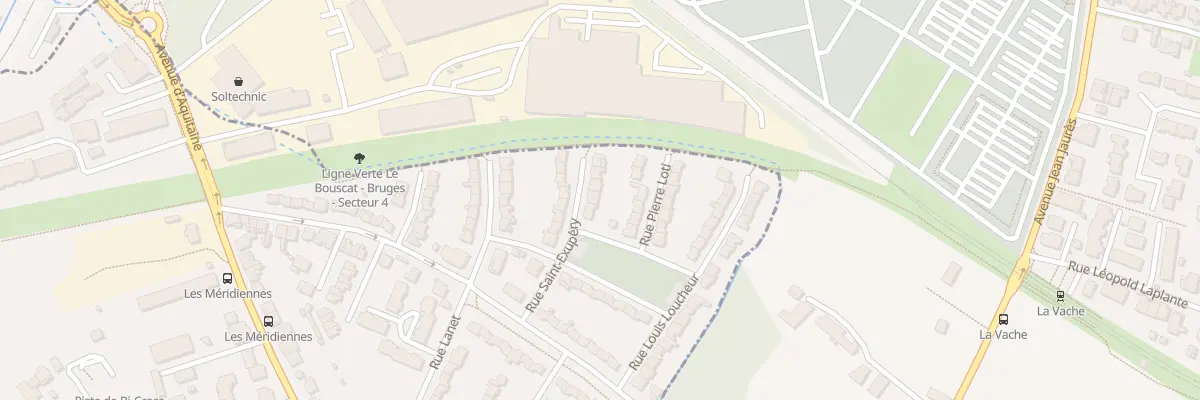 Plan du 3 Rue Saint-Exupéry au Bouscat