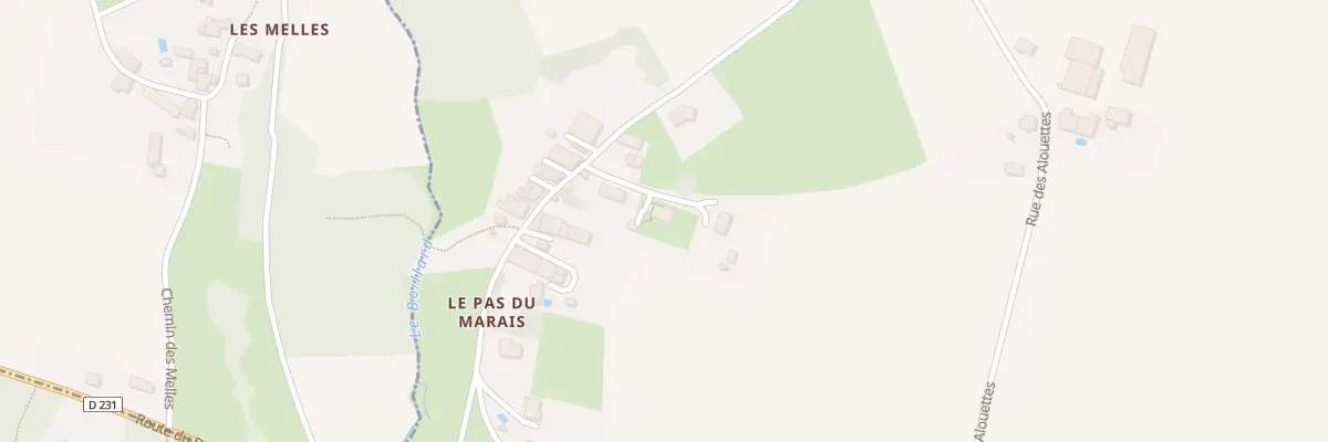 Plan du 5123 Le Pas du Marais à Juicq