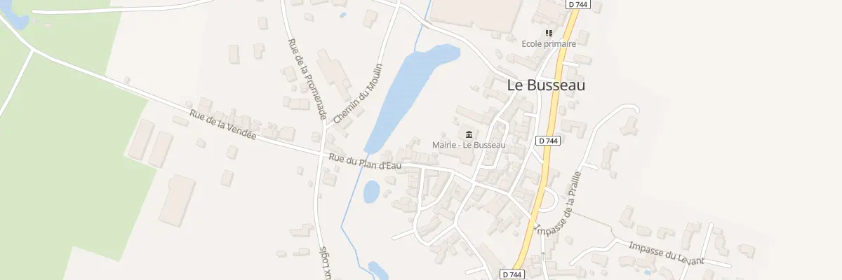 Plan du 8 Pl de l’Eglise au Busseau