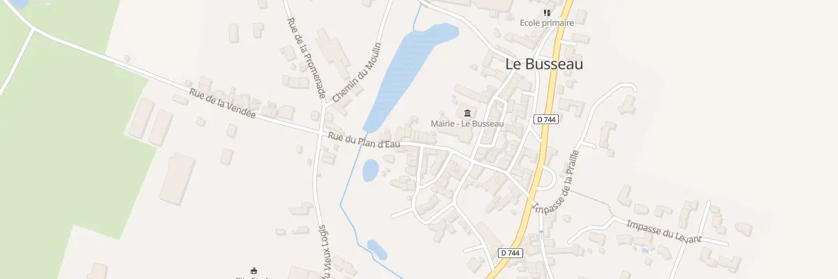 Plan du 8 Pl de l’Eglise au Busseau