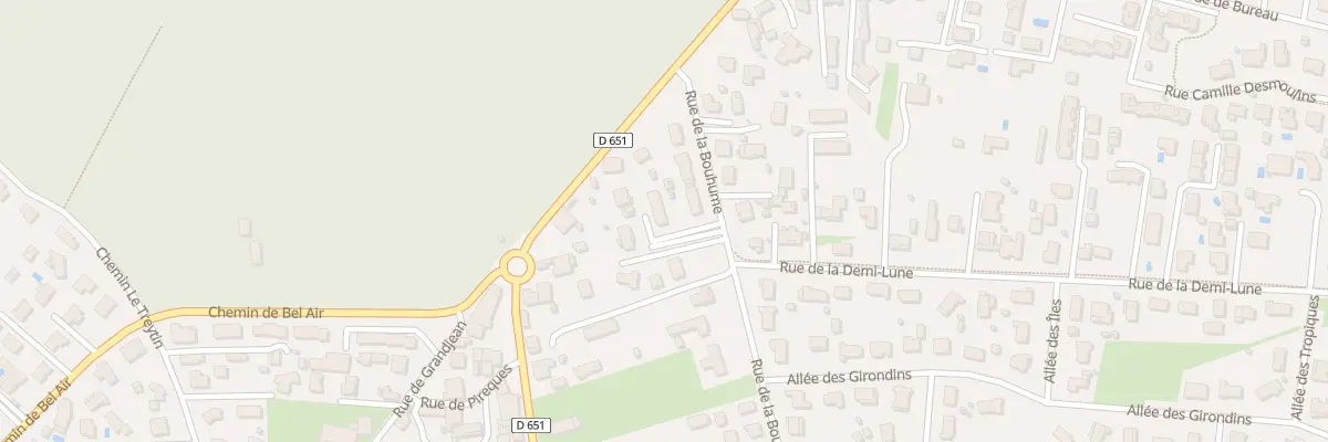 Plan du 51 Rue de la Bouhume à Léognan