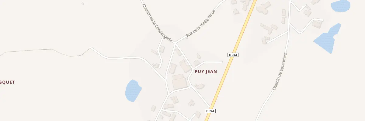 Plan du 2 Puy Jean à Moncoutant-sur-Sèvre