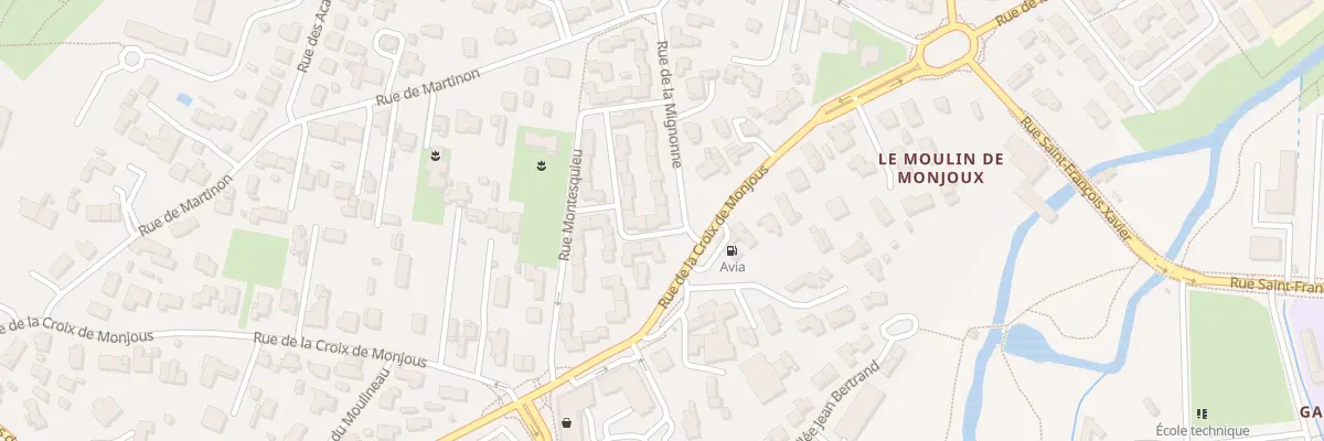 Plan du 1 Rue Voltaire à Gradignan