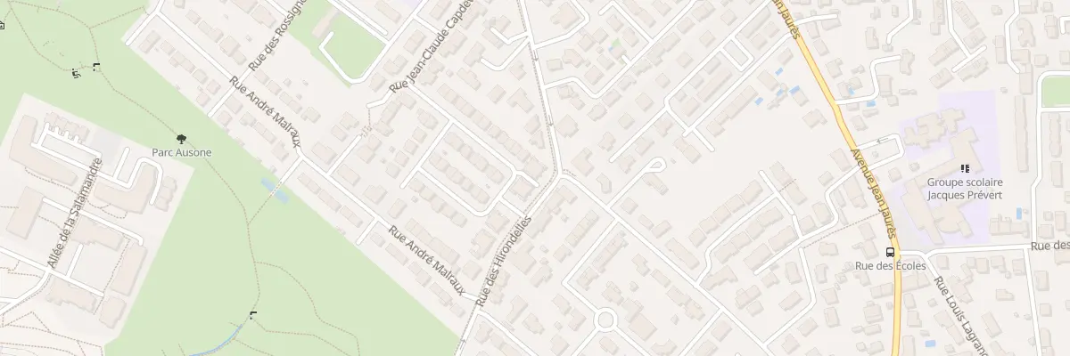 Plan du 4 Rue des Moineaux à Bruges