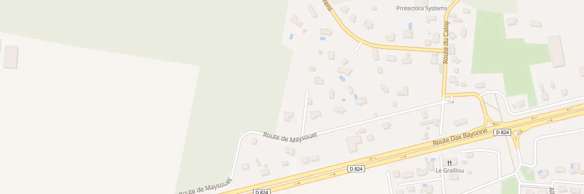 Plan du 262 Rte de Maysouet à Saint-Perdon
