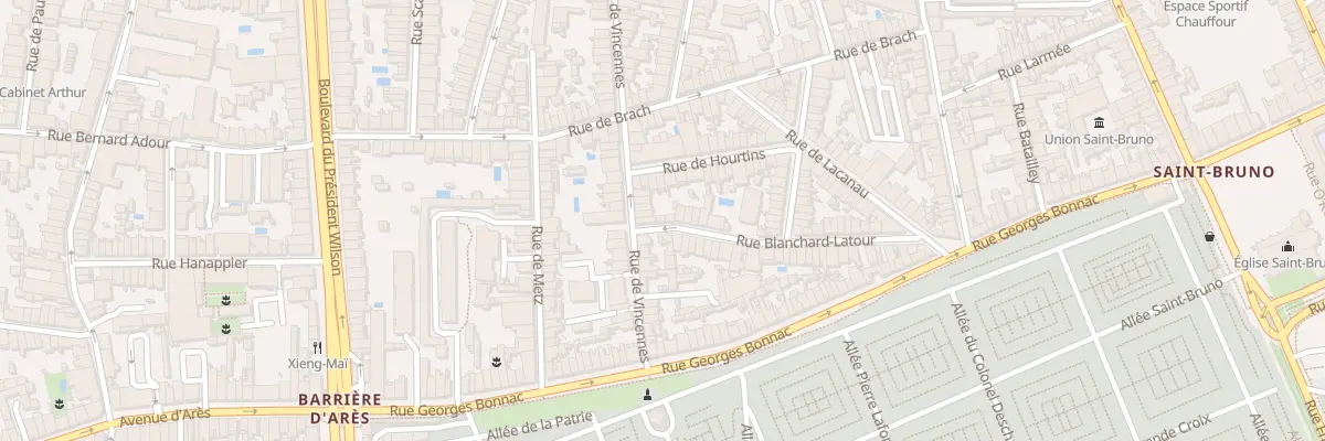 Plan du 48 Rue Blanchard Latour à Bordeaux