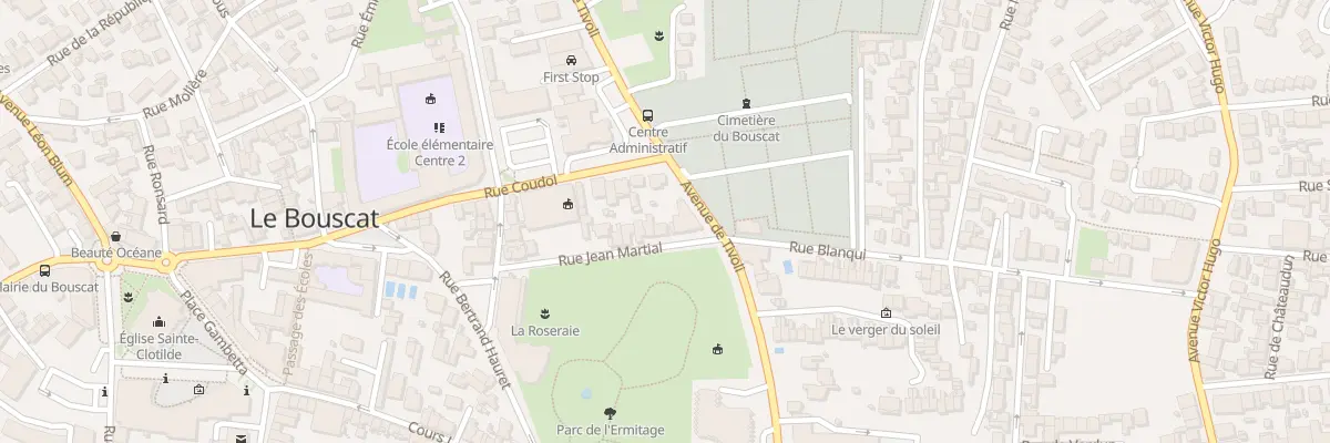 Plan du 28 Rue Jean Martial au Bouscat