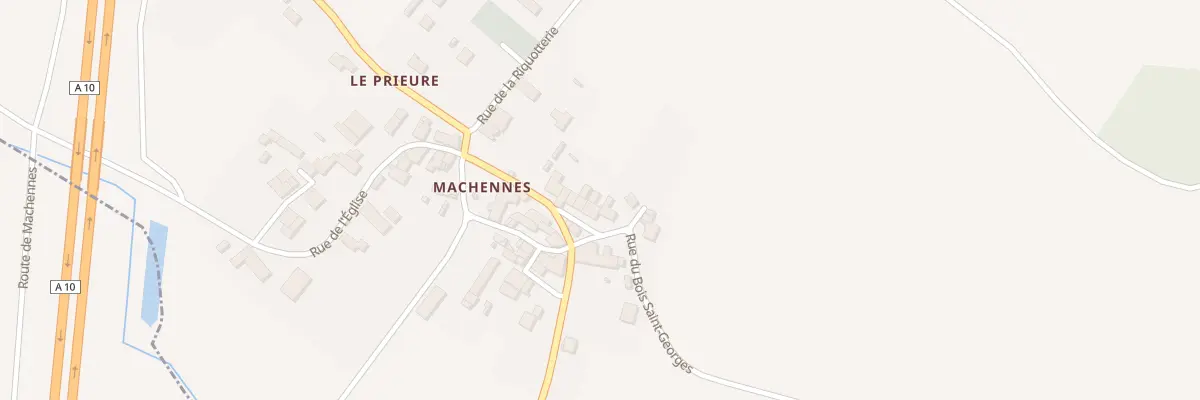 Plan du 5 Rue du Bois Saint Georges à Mazerolles