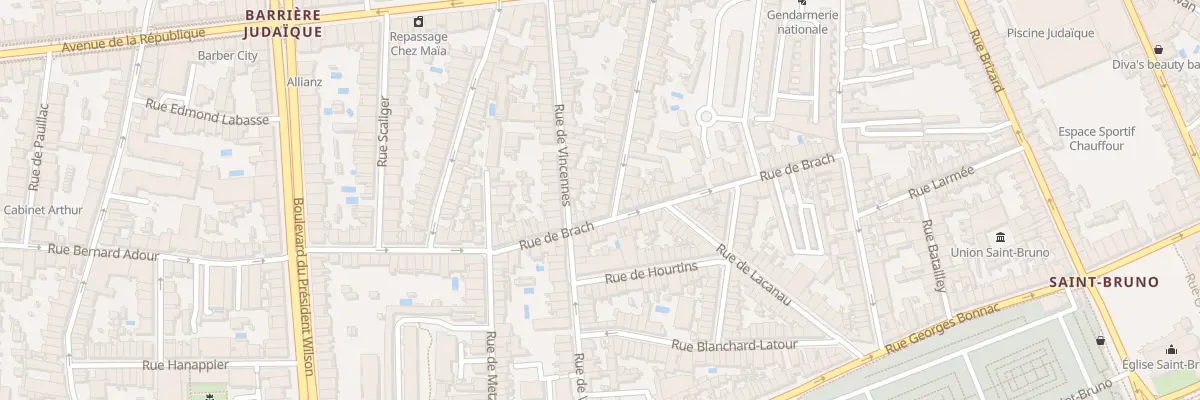 Plan du 61 Rue Desbiey à Bordeaux