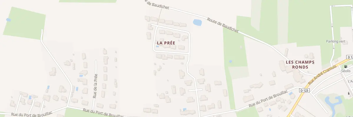 Plan du 3 Rue des Frenes à Coulon