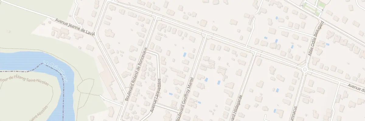 Plan du 4 Bd Geoffroy Martel à Avrillé