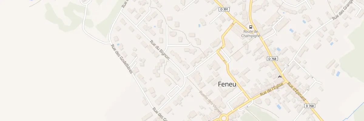 Plan du 18 Rue du Bignon à Feneu