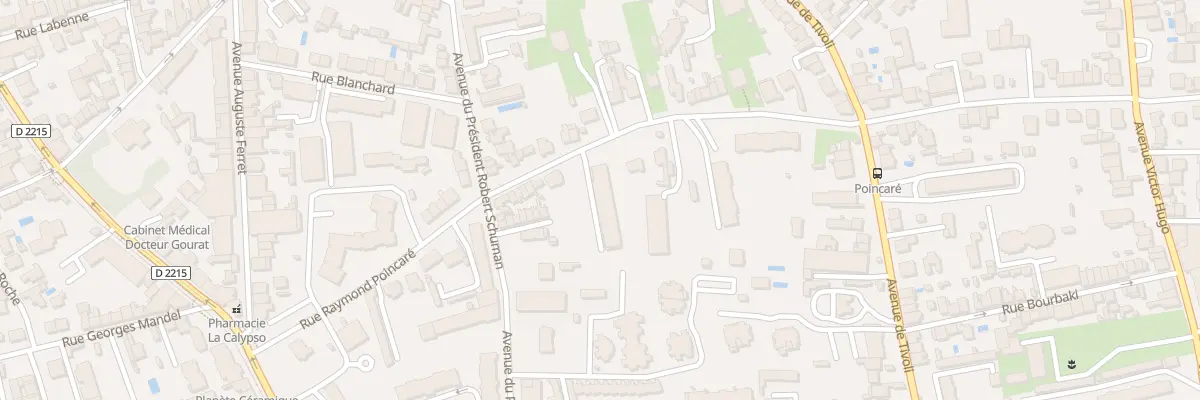 Plan du 61 Rue Raymond Poincaré au Bouscat