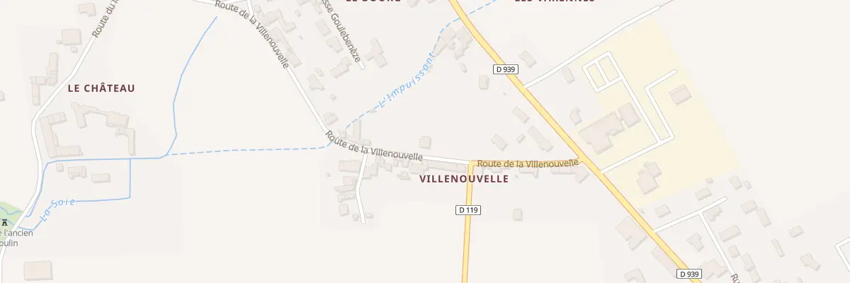 Plan du 10 Rte de la Villenouvelle à Landes