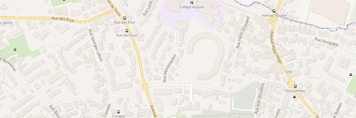 Plan du 36 Rue Montesquieu au Bouscat