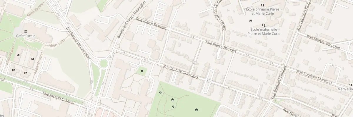 Plan du 56 Rue Jeanne Quémard à Angers