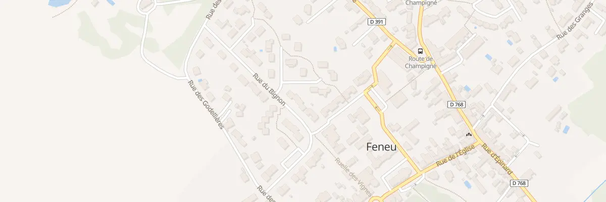 Plan du 20 Rue du Bignon à Feneu