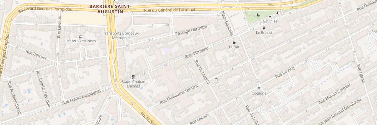 Plan du 266 Rue d’Ornano à Bordeaux