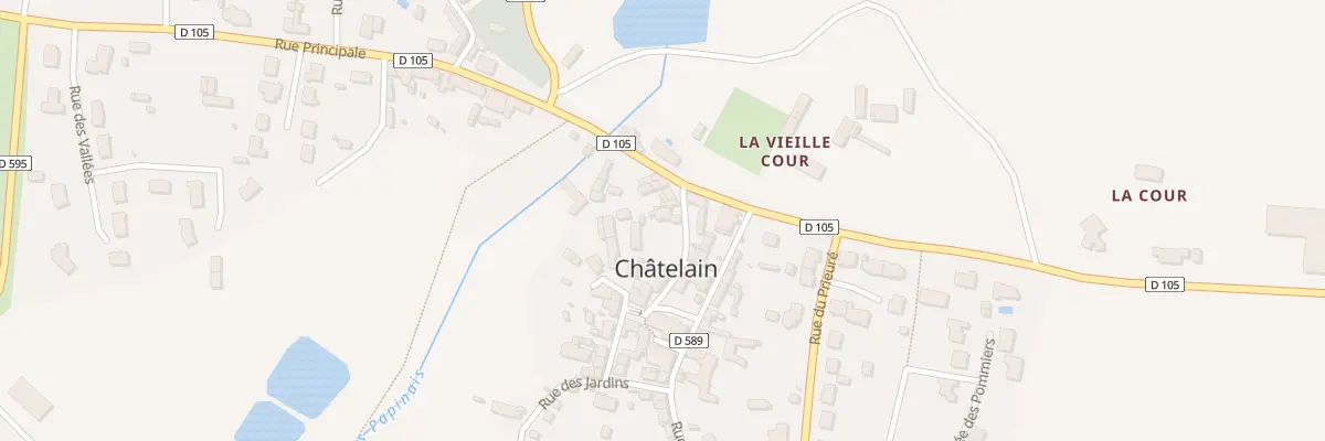 Plan du 6 Rue de l’église à Châtelain