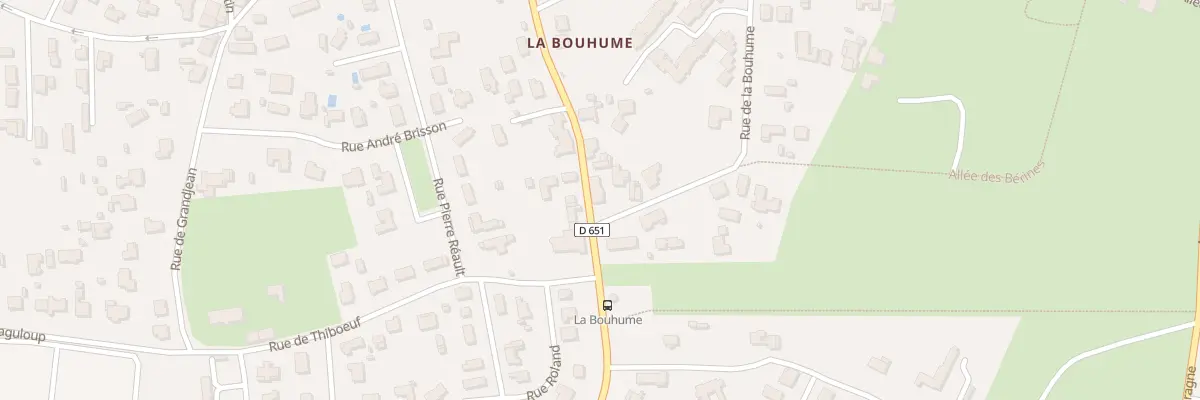 Plan du 1 Rue de la Bouhume à Léognan