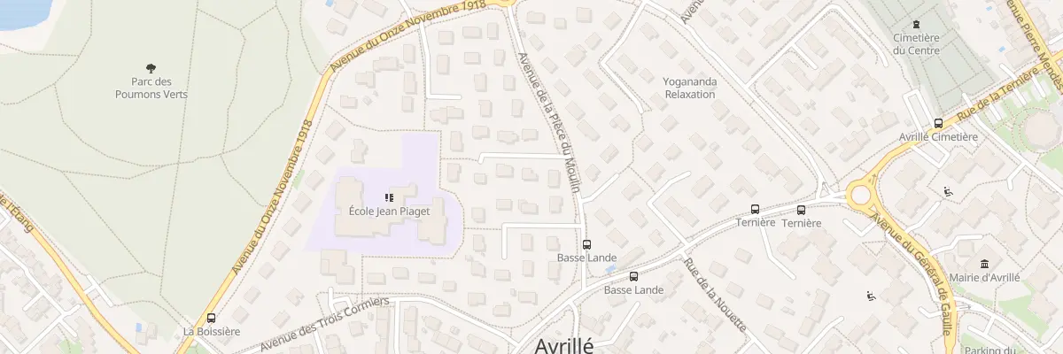 Plan du 3 Av Jean Vaugoyau à Avrillé